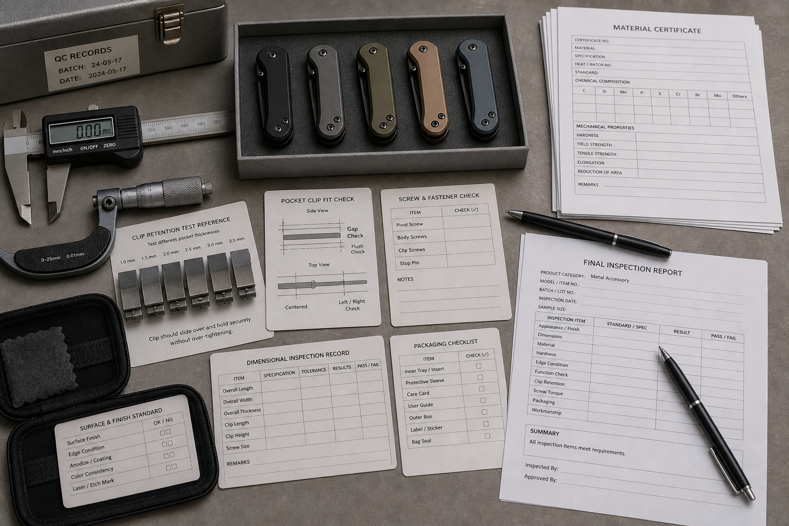 pocket knife FAQ QC evidence pocket knife FAQ QC evidence