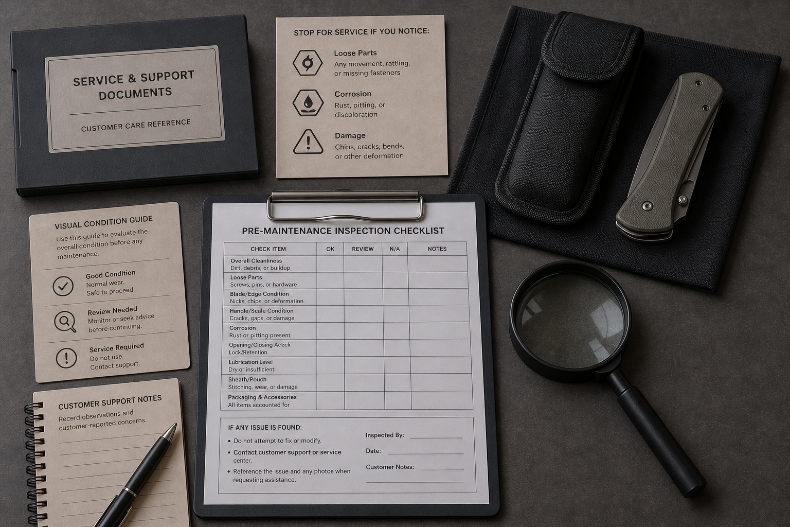pocket knife sharpening inspection checklist pocket knife sharpening inspection checklist