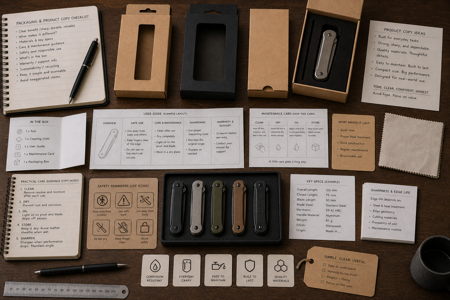 pocket knife sharpness packaging copy planning pocket knife sharpness packaging copy planning