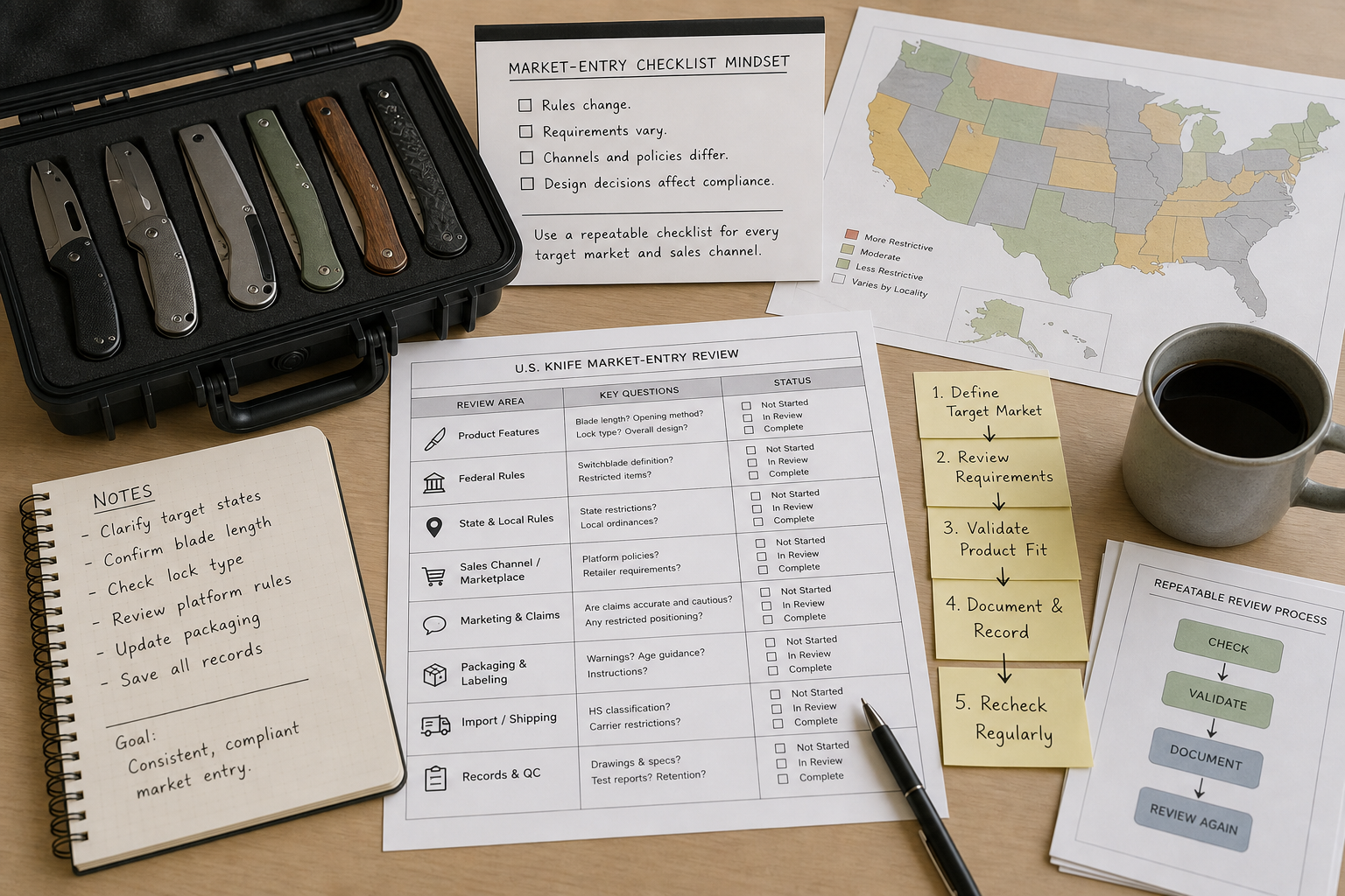U.S. pocket knife compliance checklist U.S. pocket knife compliance checklist