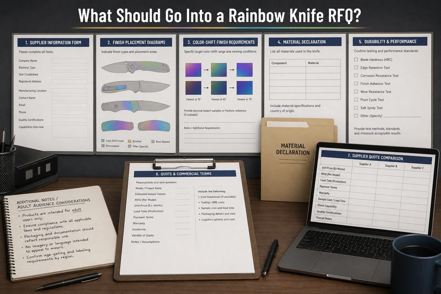 rainbow knife RFQ checklist rainbow knife RFQ checklist