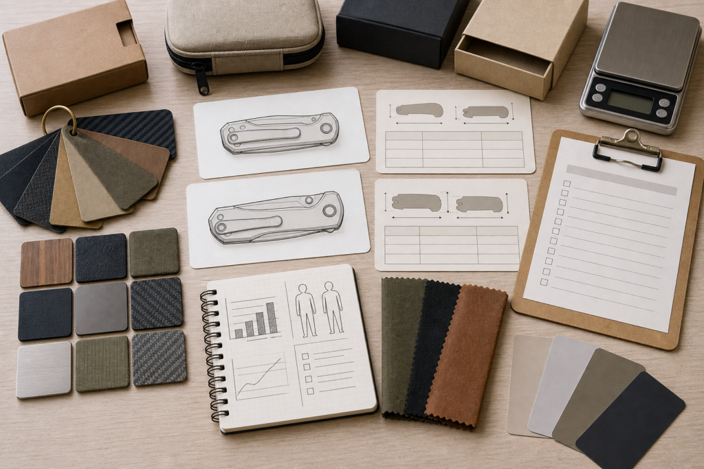 How Should Buyers Choose Between Small And Larger EDC Knives For OEM/ODM Projects? product planning image