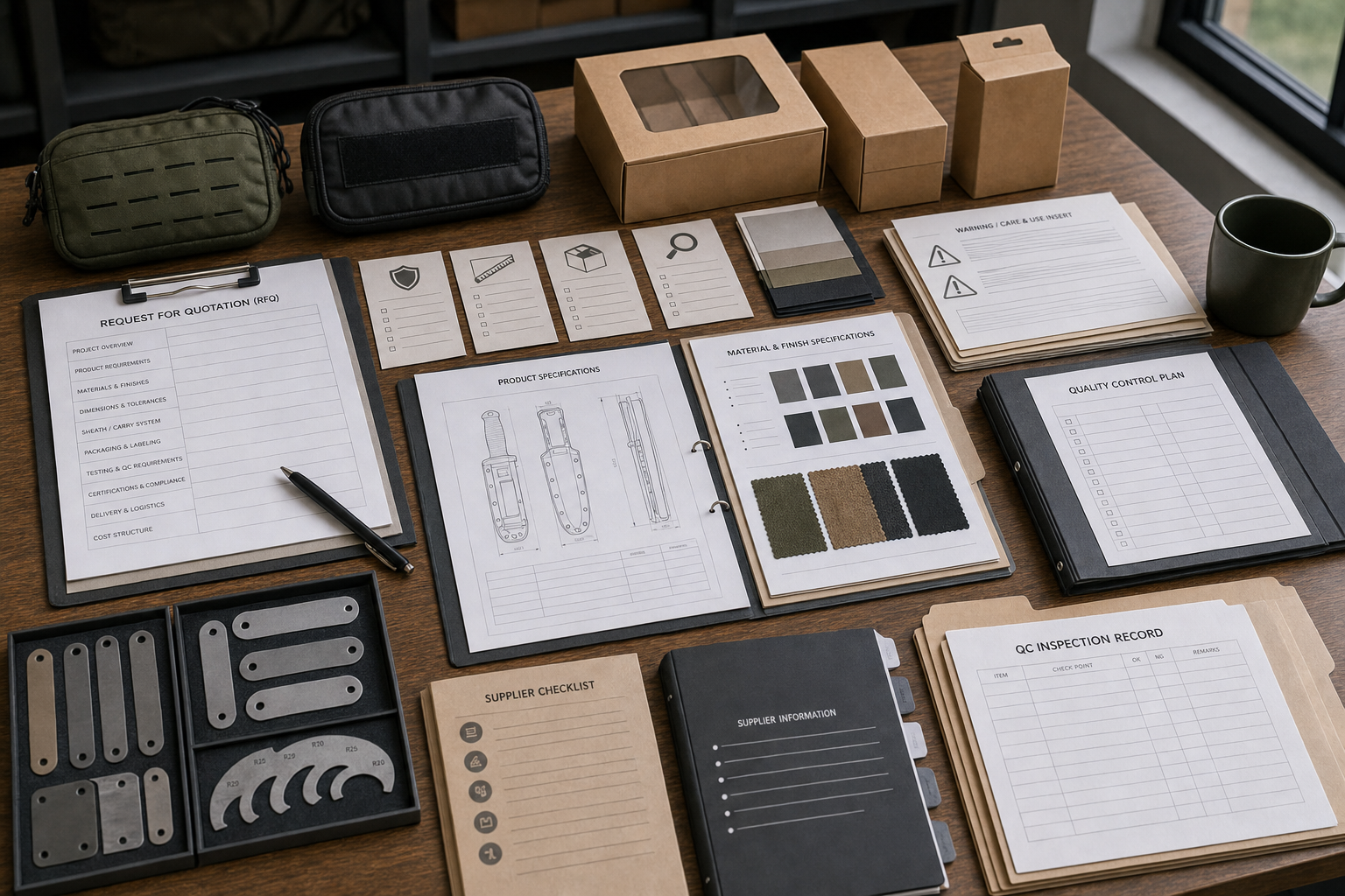 survival knife RFQ checklist