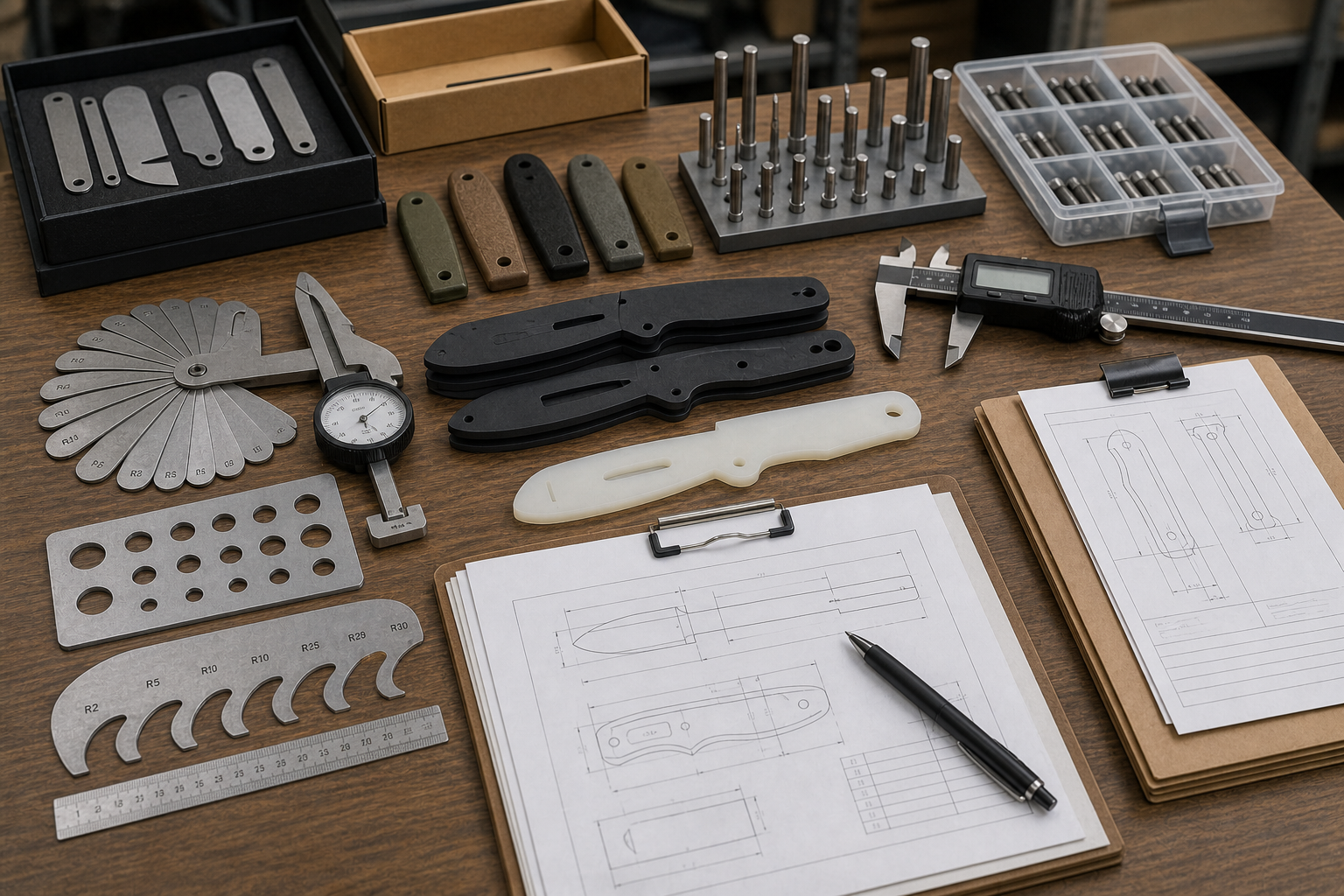 survival knife blade structure specification