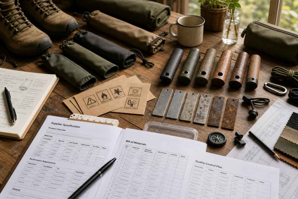 How Should Buyers Specify Survival-Style Outdoor Knives for Hunting and Camping Accessory Lines buyer guide visual