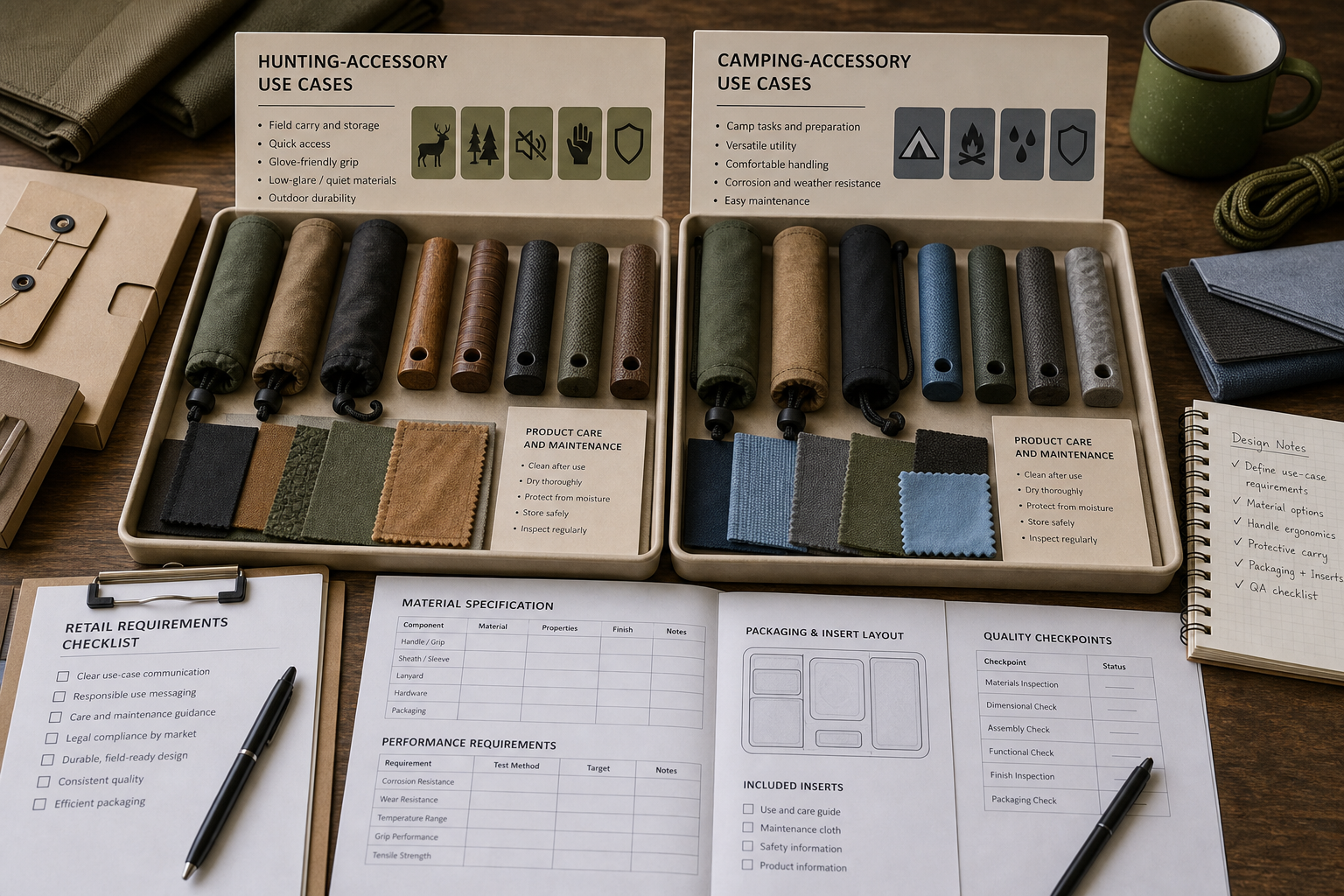 hunting accessory and camping knife use cases hunting accessory and camping knife use cases
