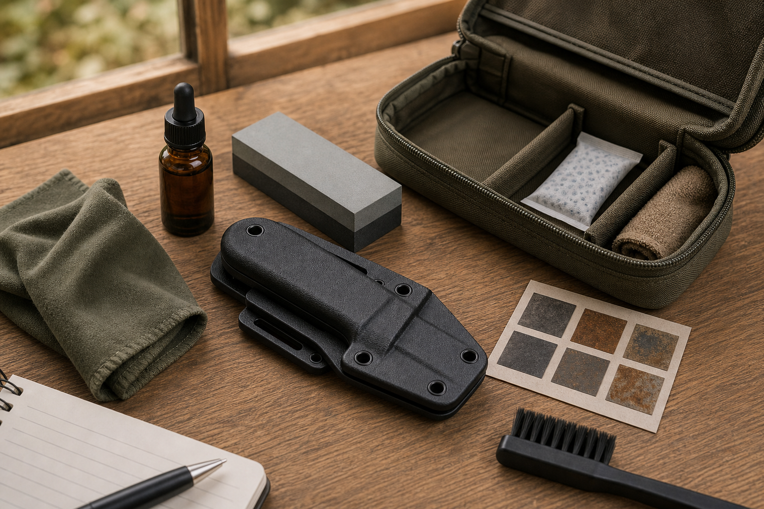outdoor knife maintenance and storage guidance