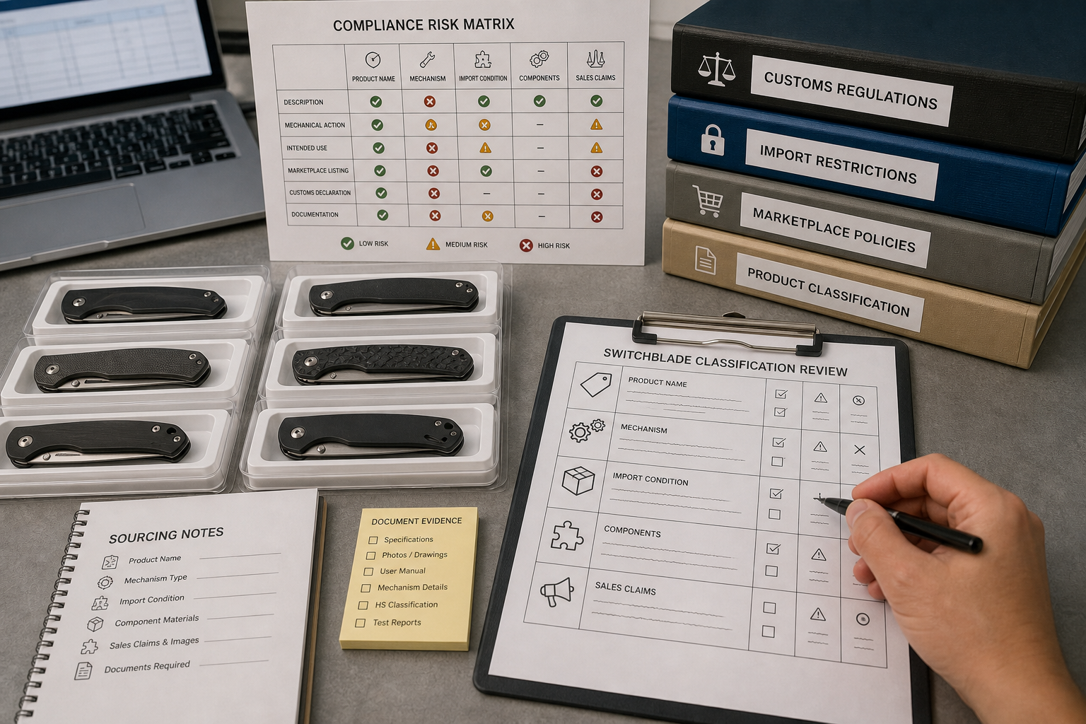 switchblade classification sourcing risk
