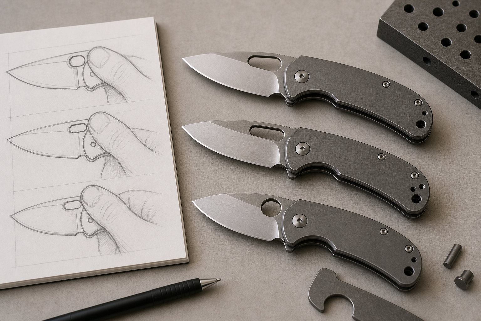 thumb hole size shape position thumb hole size shape position
