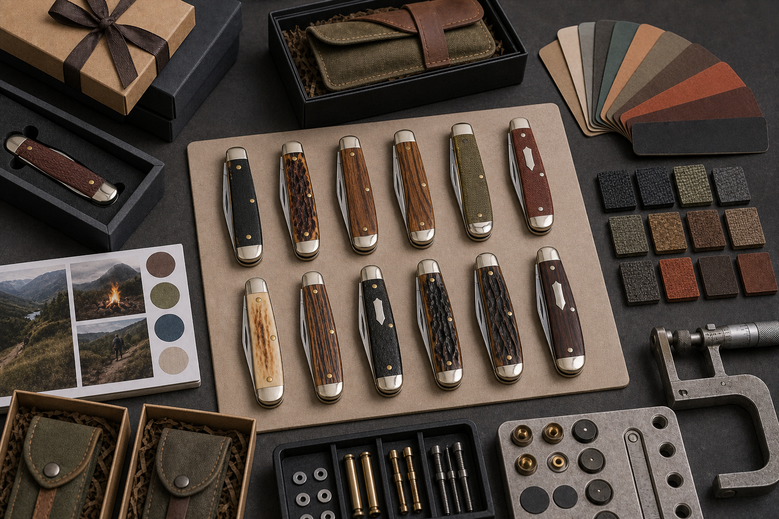 traditional folding knife market positioning