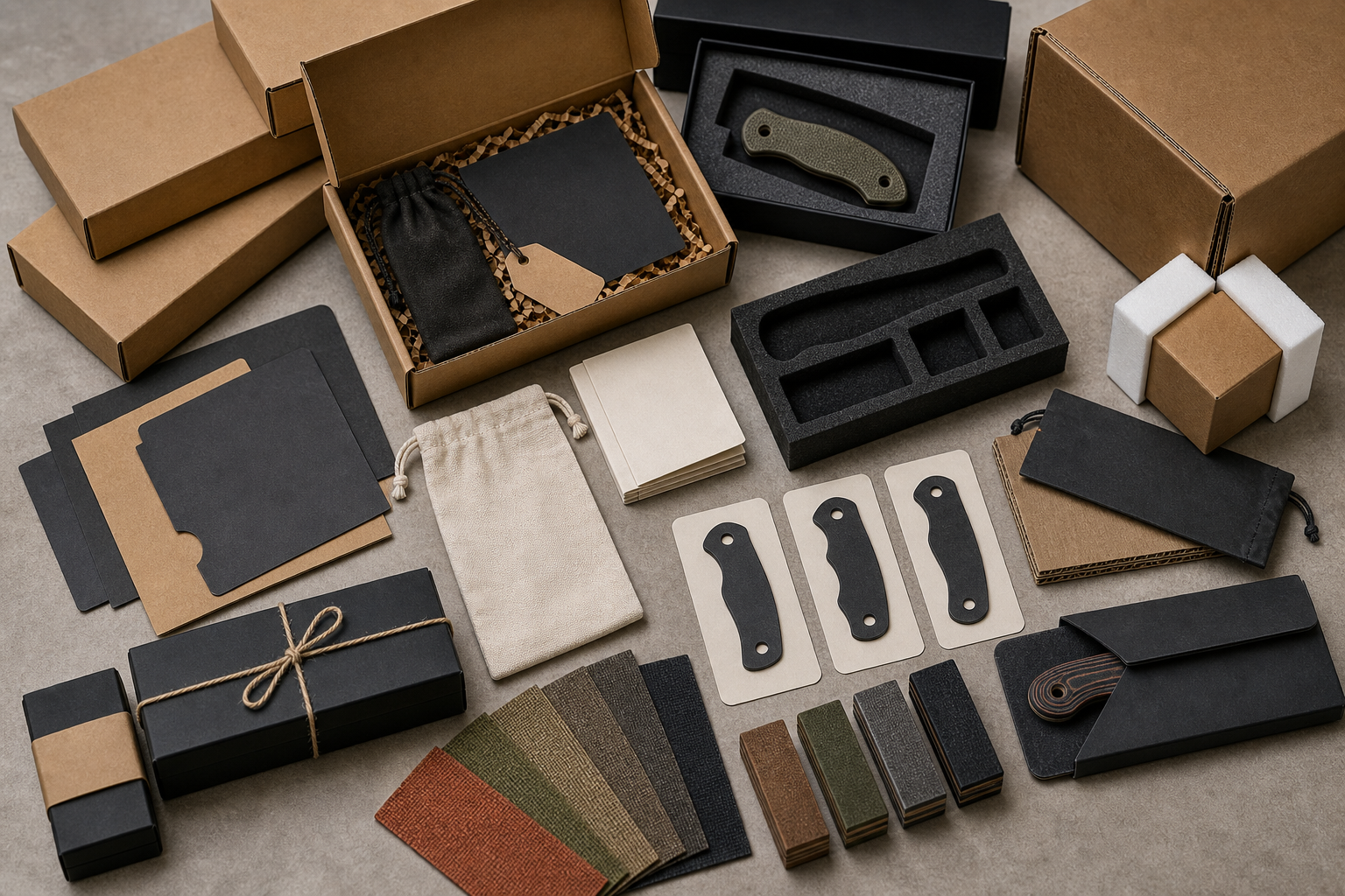 traditional folding knife packaging and story