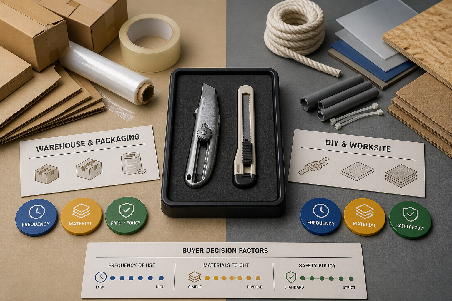 utility knife and box cutter use case selection utility knife and box cutter use case selection