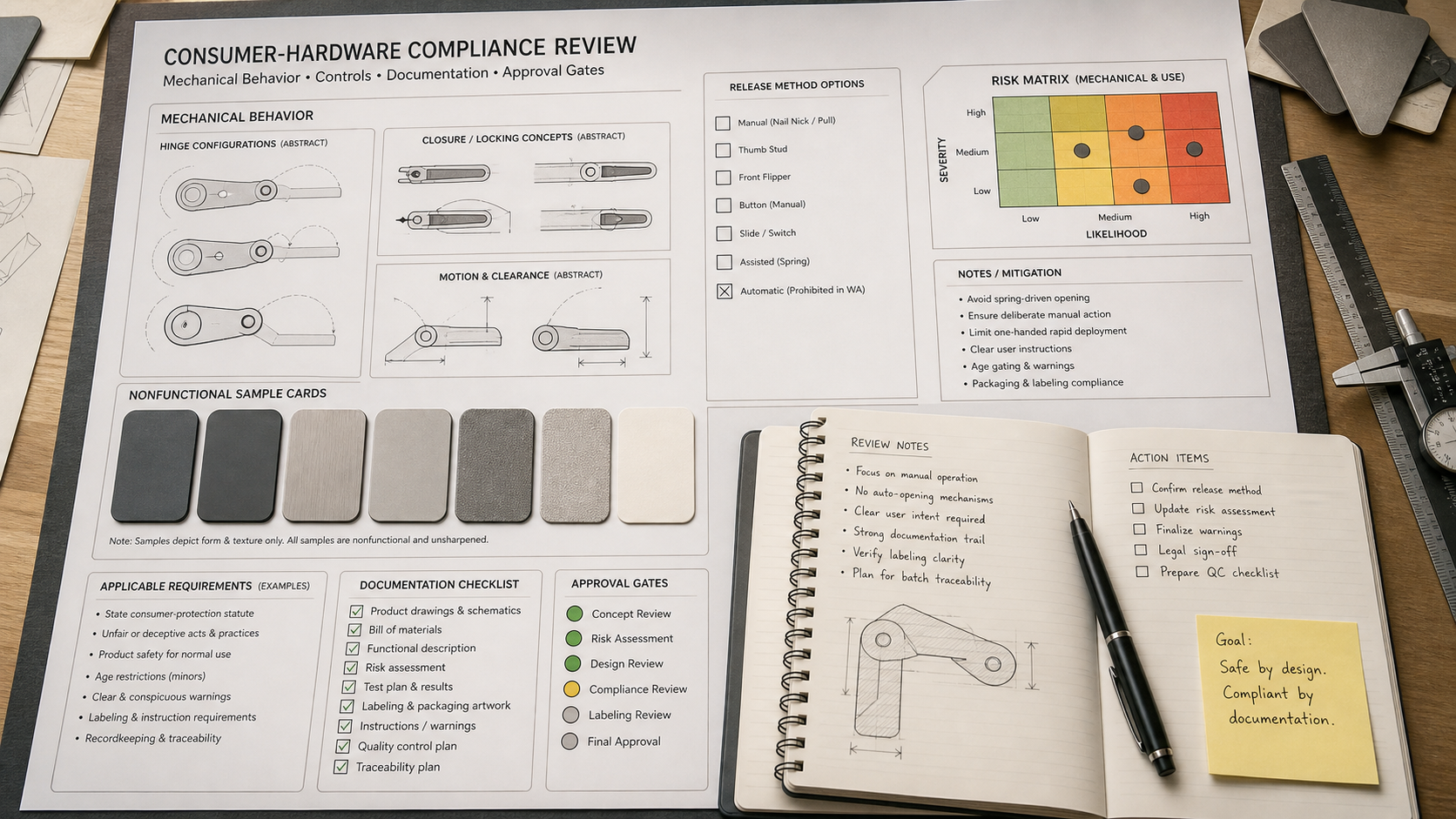spring blade mechanism compliance review spring blade mechanism compliance review