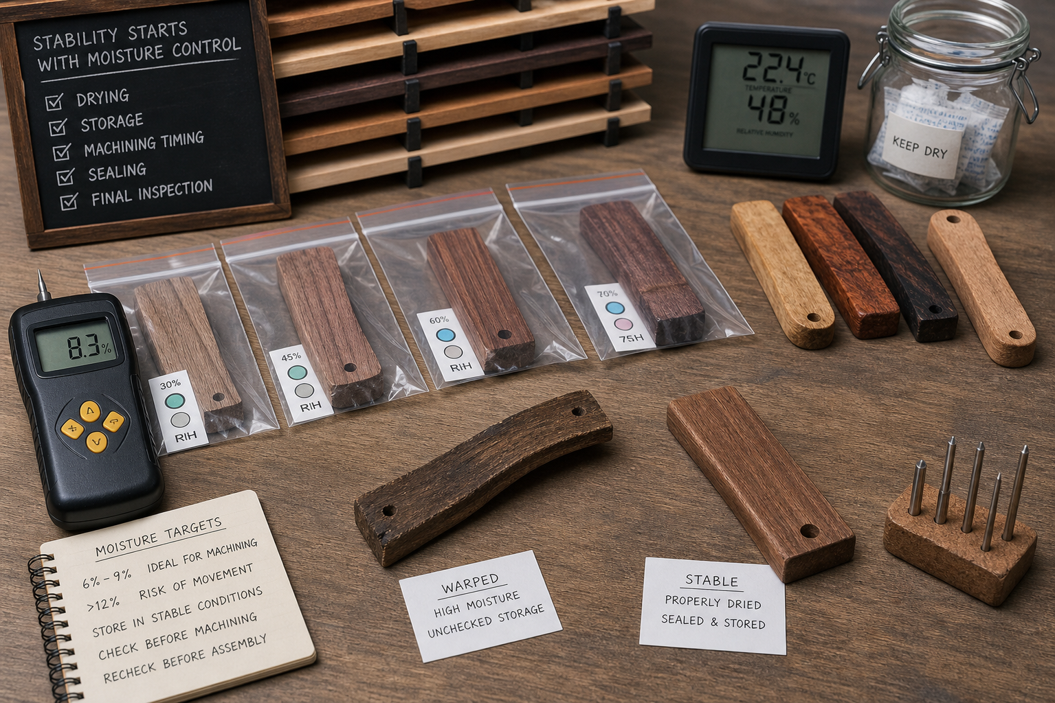 wood knife handle moisture control inspection wood knife handle moisture control inspection