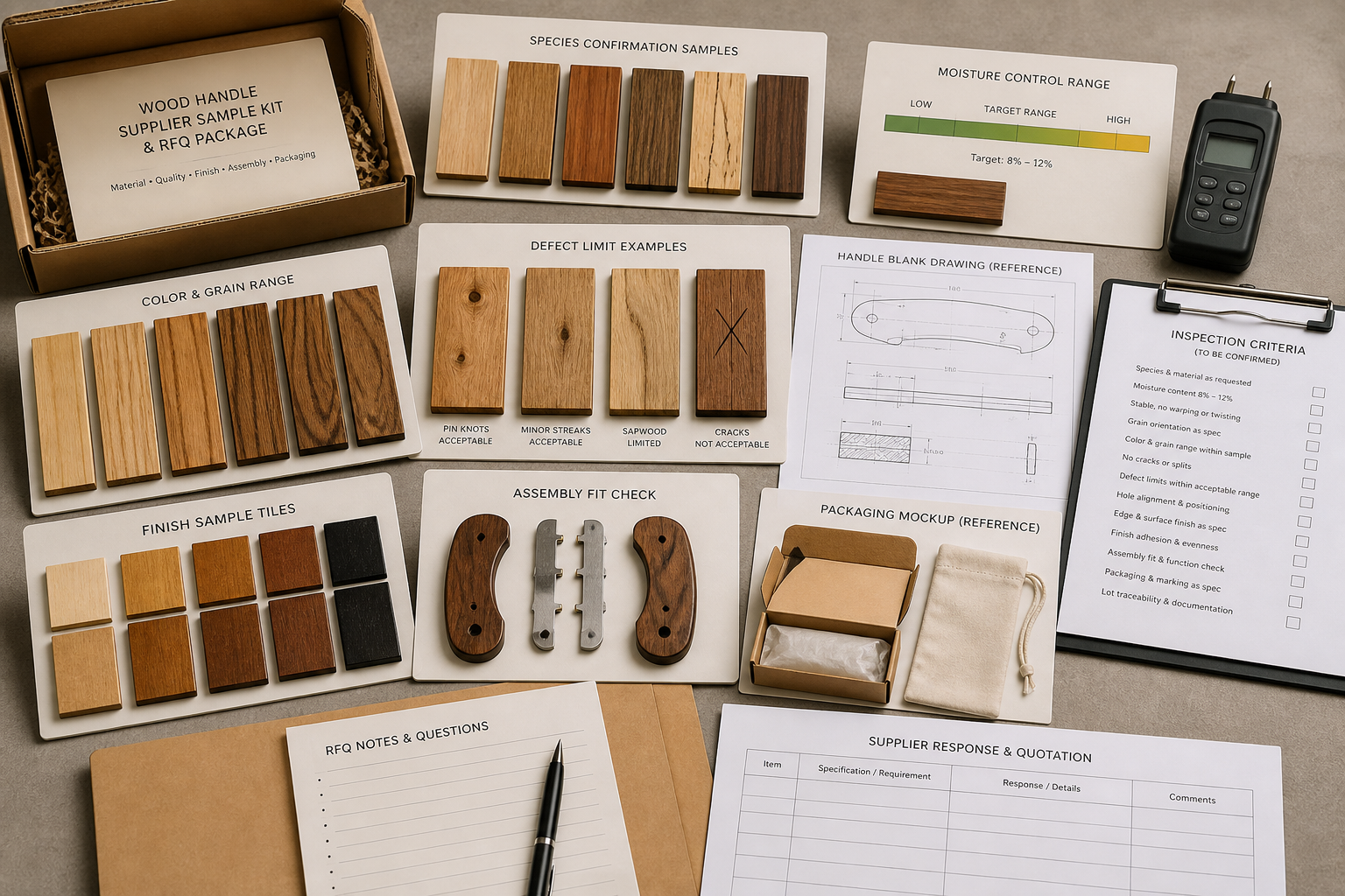 wood knife handle quality inspection and RFQ checklist wood knife handle quality inspection and RFQ checklist