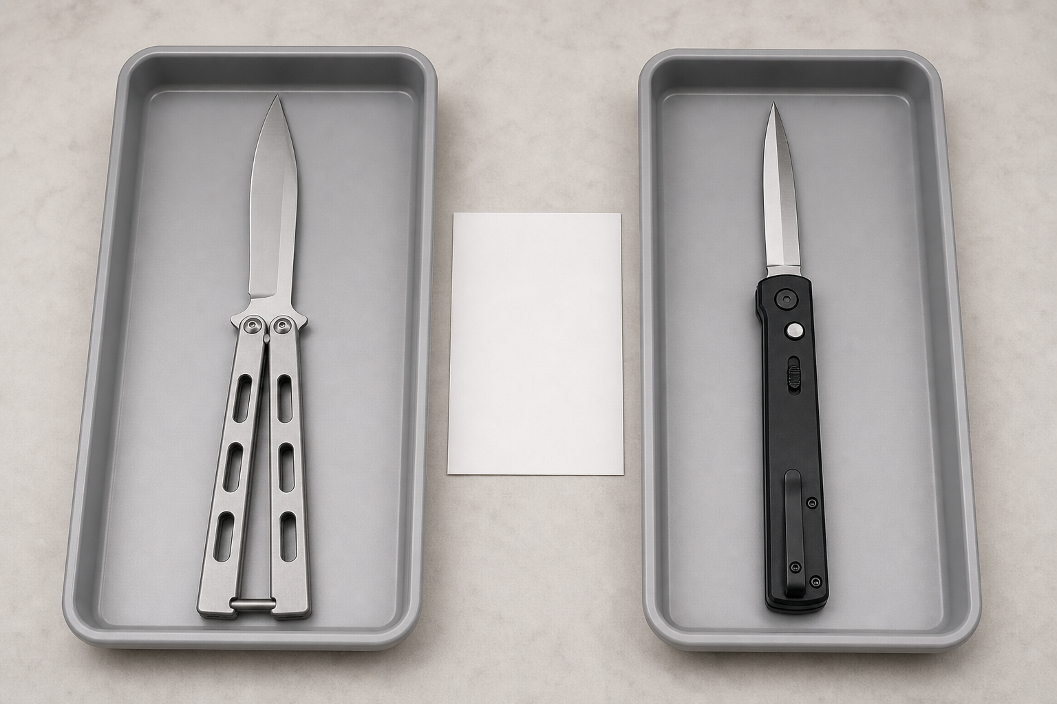 knife category comparison compliance matrix