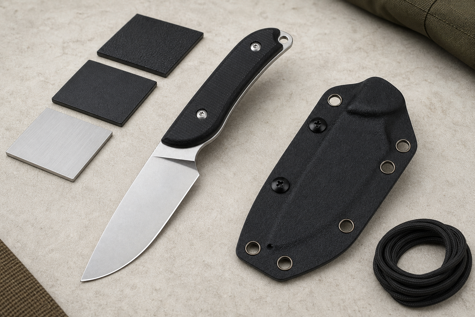 camping knife task based specification