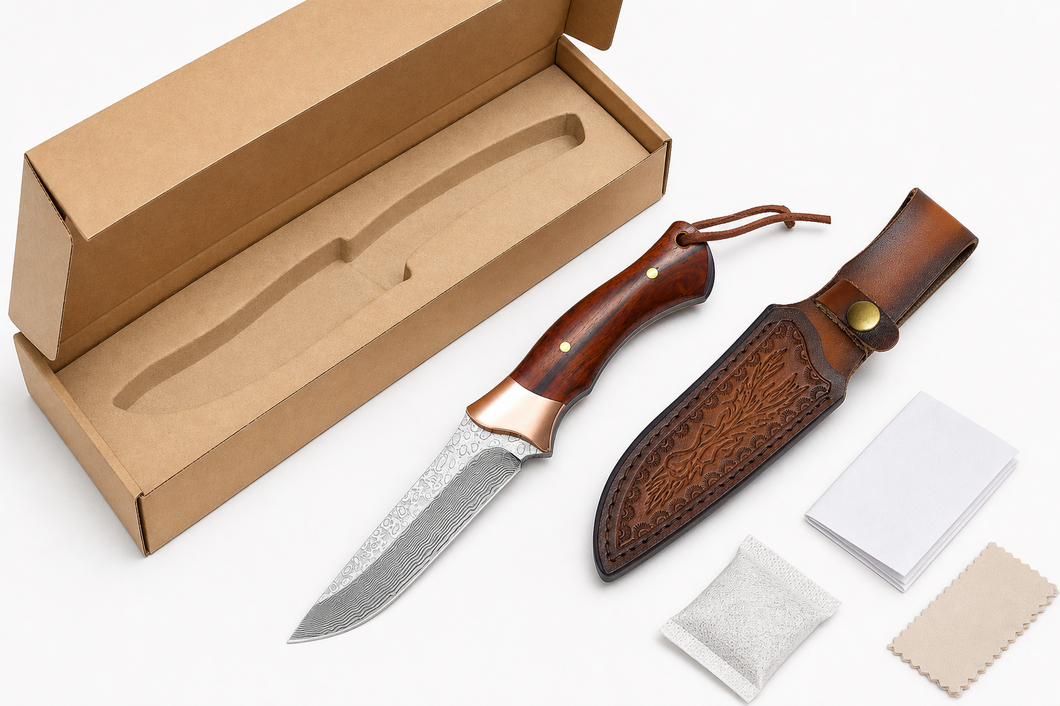 camping knife packaging instructions accessories