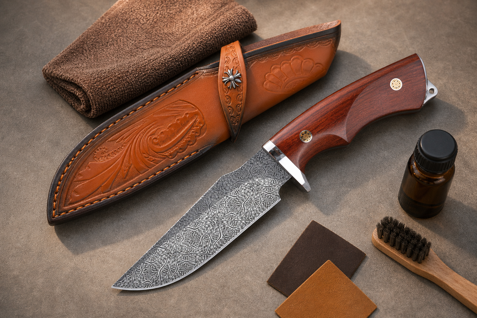 carbon steel blade finish coating care plan