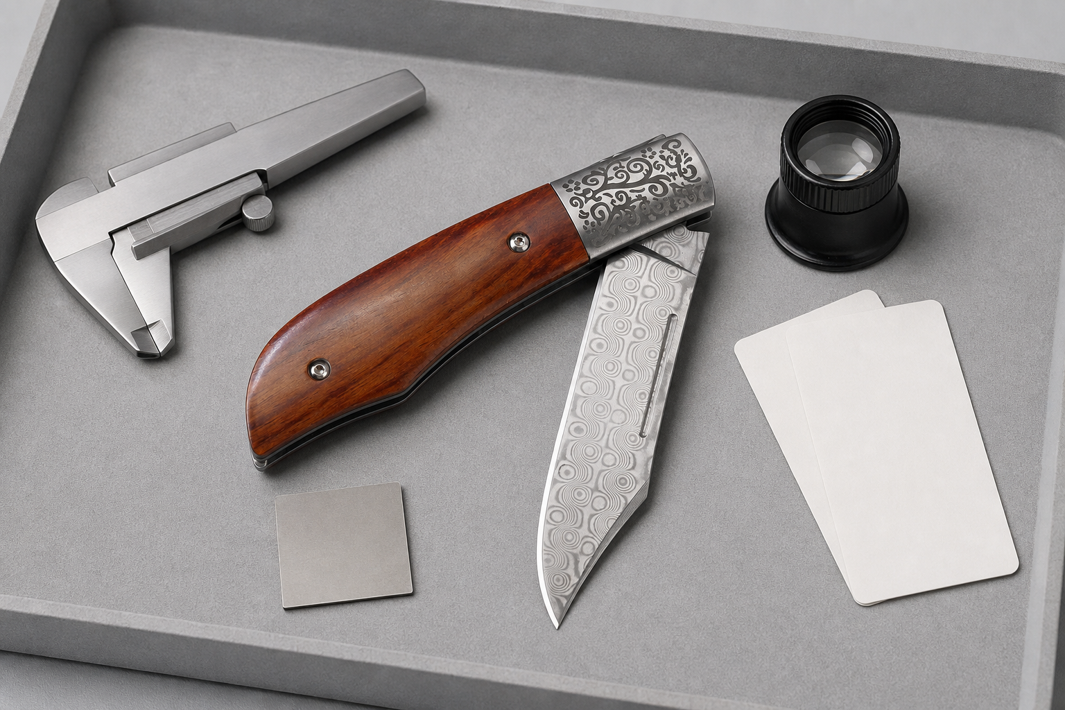 carbon steel knife blade qc inspection