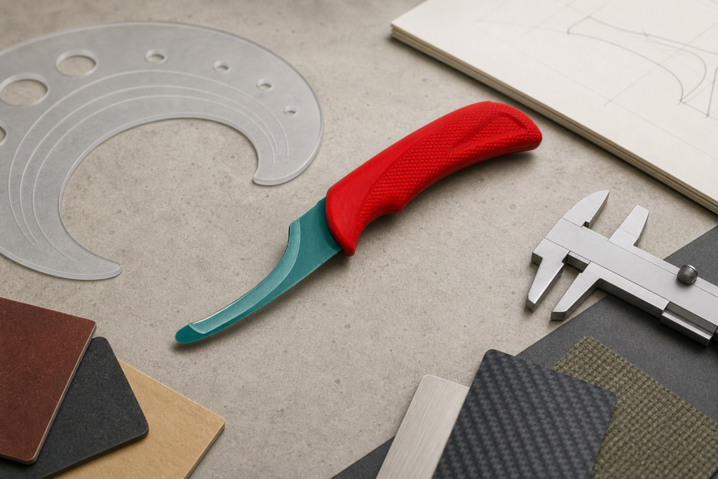 Curved Blade Geometry OEM Knife Project featured image