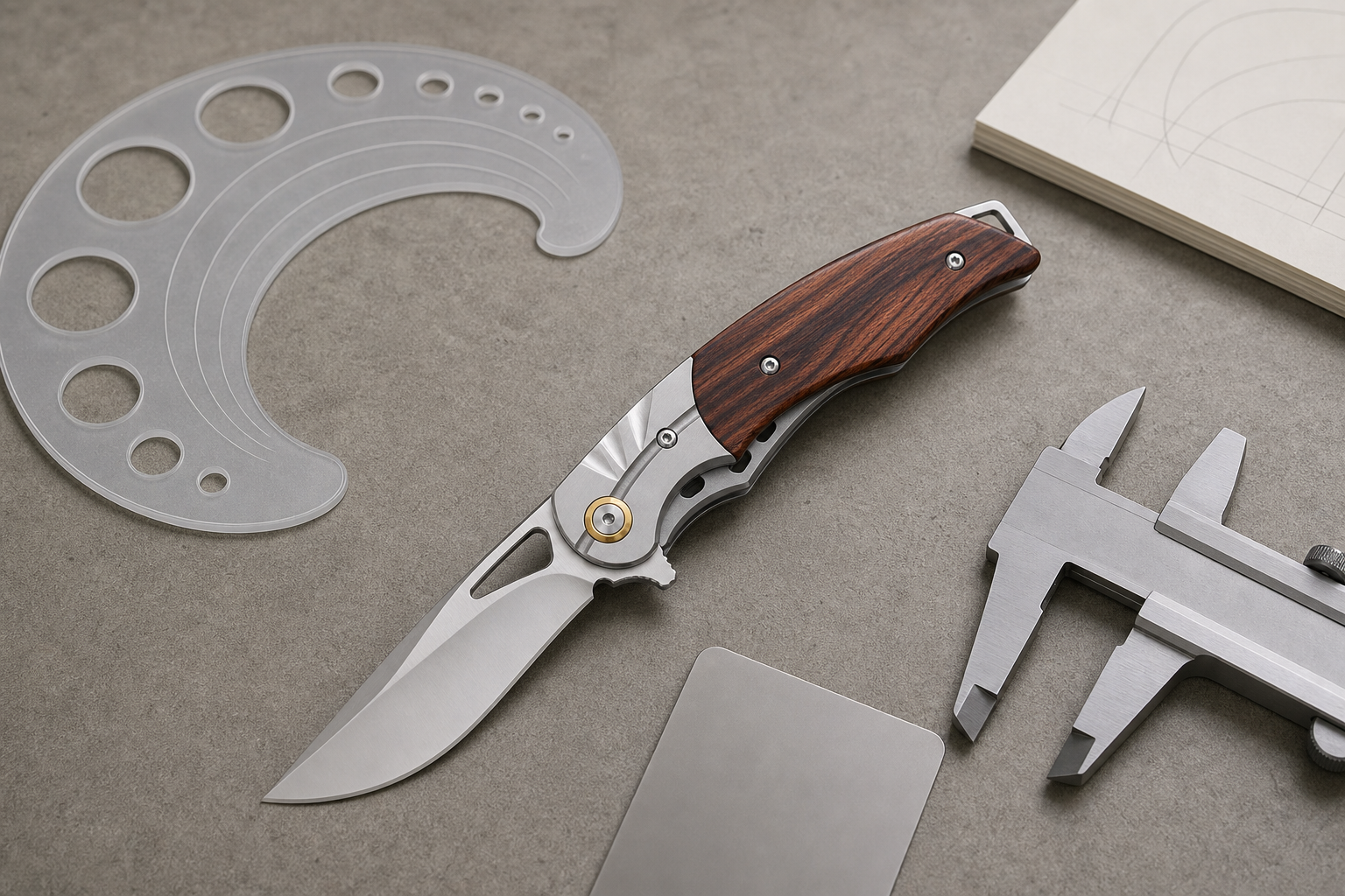curved blade measurement control