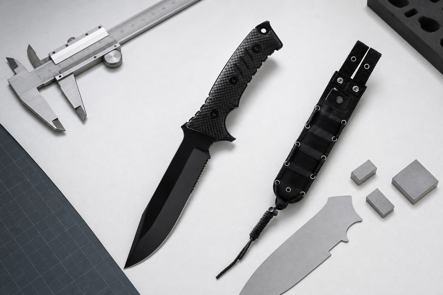 curved blade QC inspection