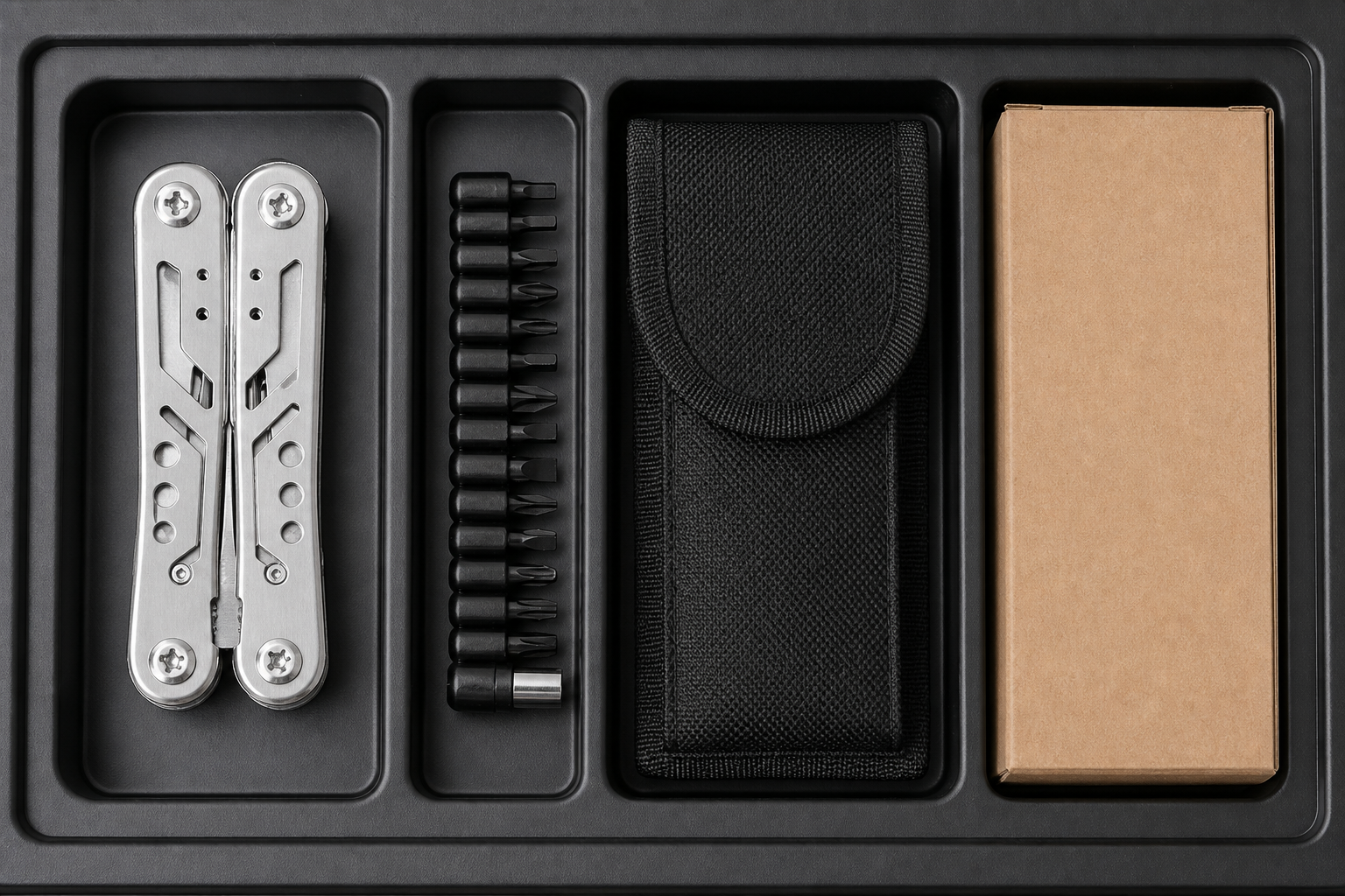 custom EDC multi-tool pliers drivers bit system