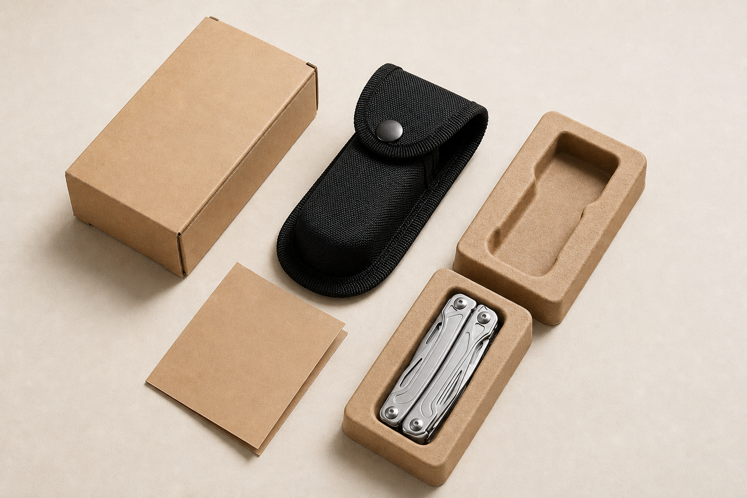 custom EDC multi-tool packaging instructions