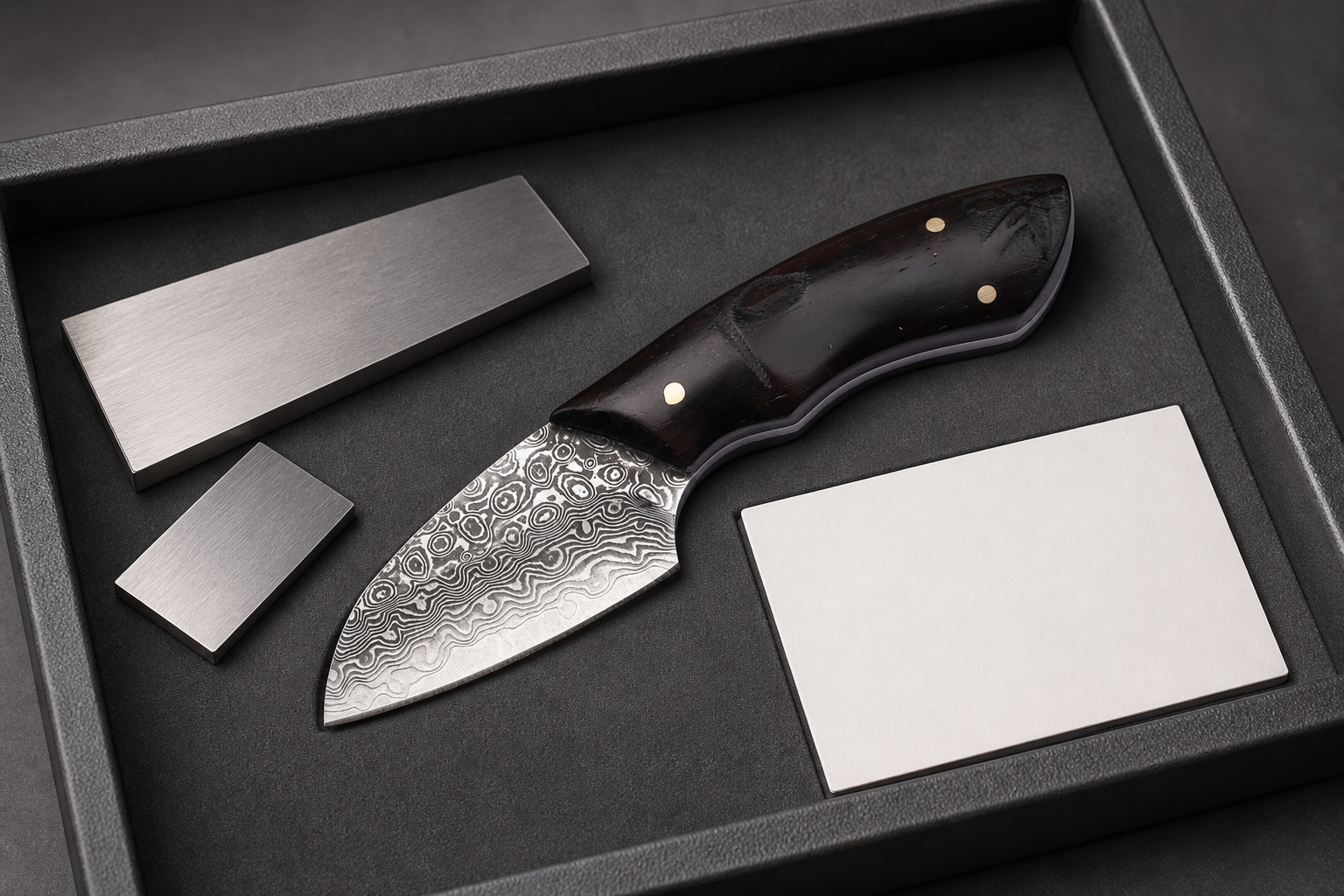 custom fixed blade steel heat treatment selection