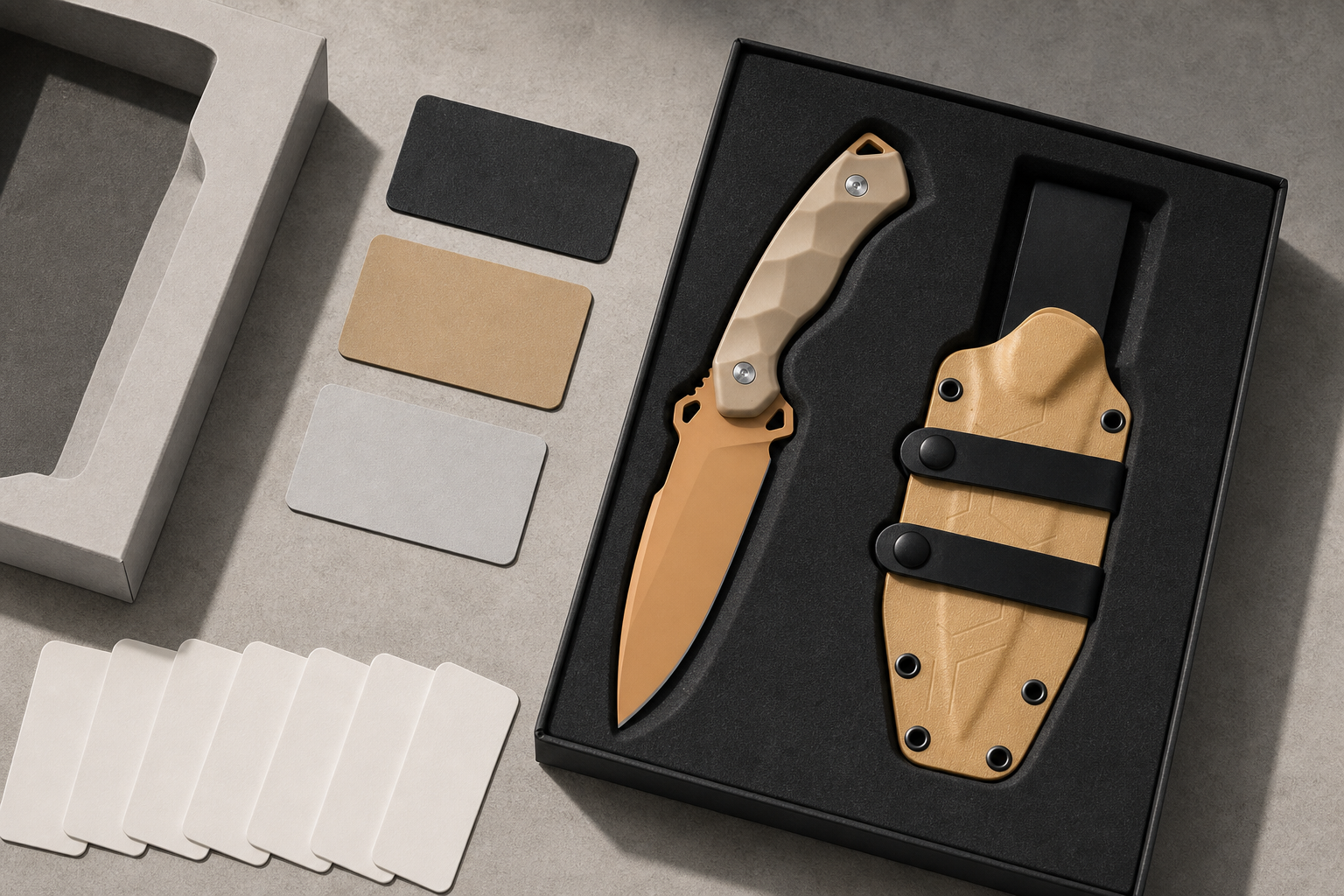 custom fixed blade prototype development steps