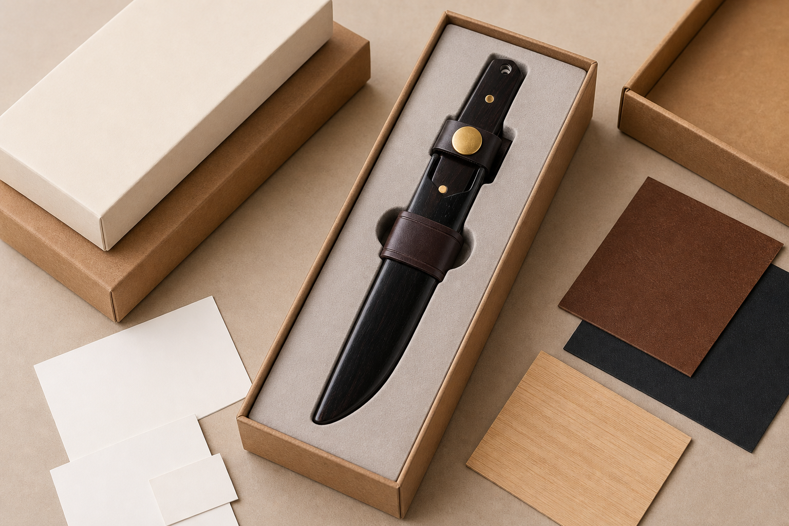 custom fixed blade cost MOQ lead time