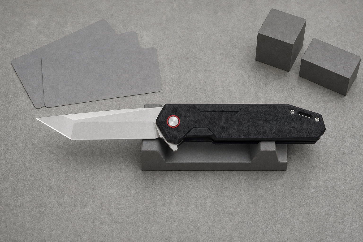 custom folding knife mechanism complexity
