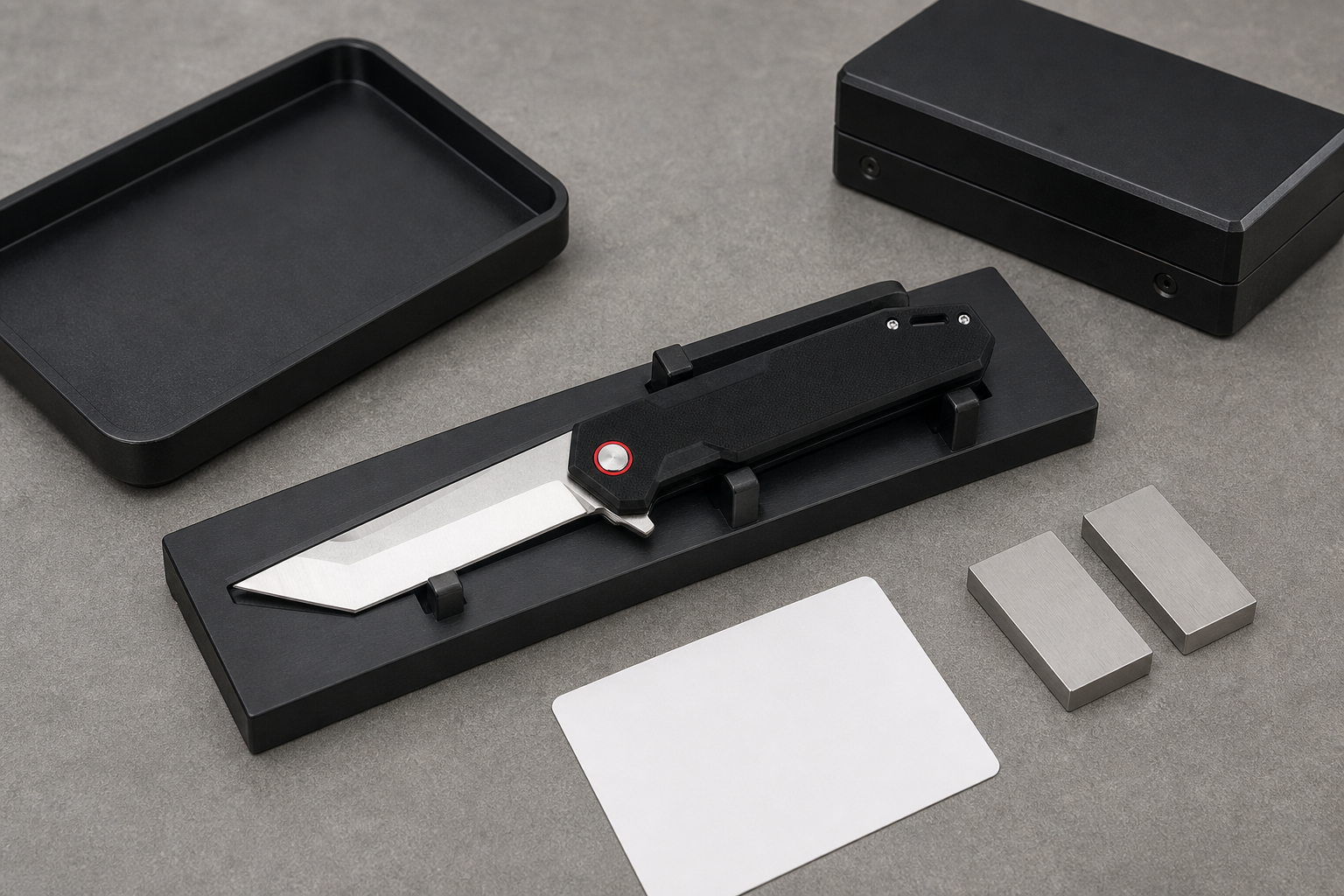custom folding knife quality control process