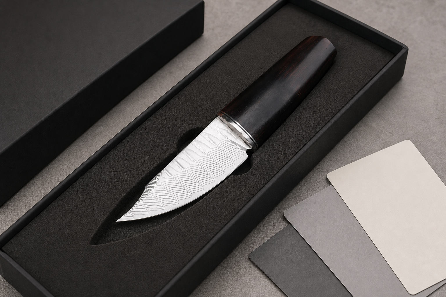 Damascus steel pattern value in knife products