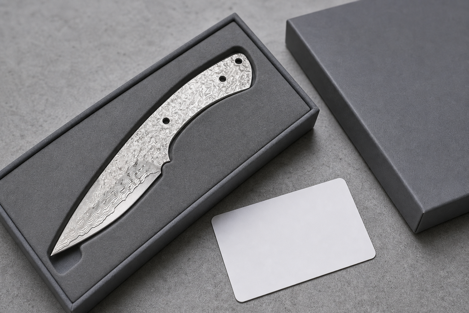 Damascus steel heat treatment control