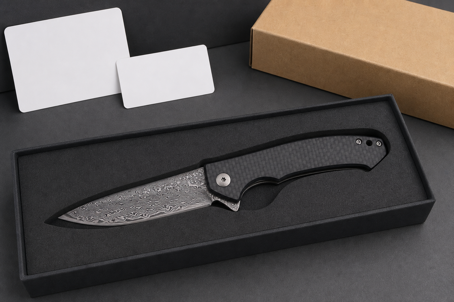 Damascus knife QC repeatability