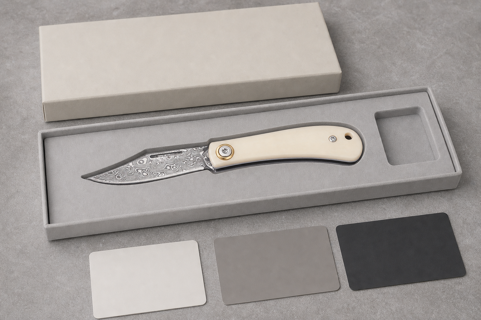 Damascus folding knife buyer appeal
