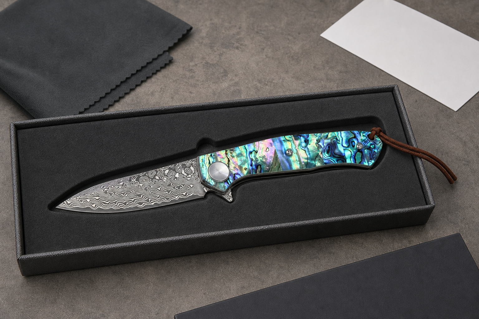 Damascus pattern finish QC
