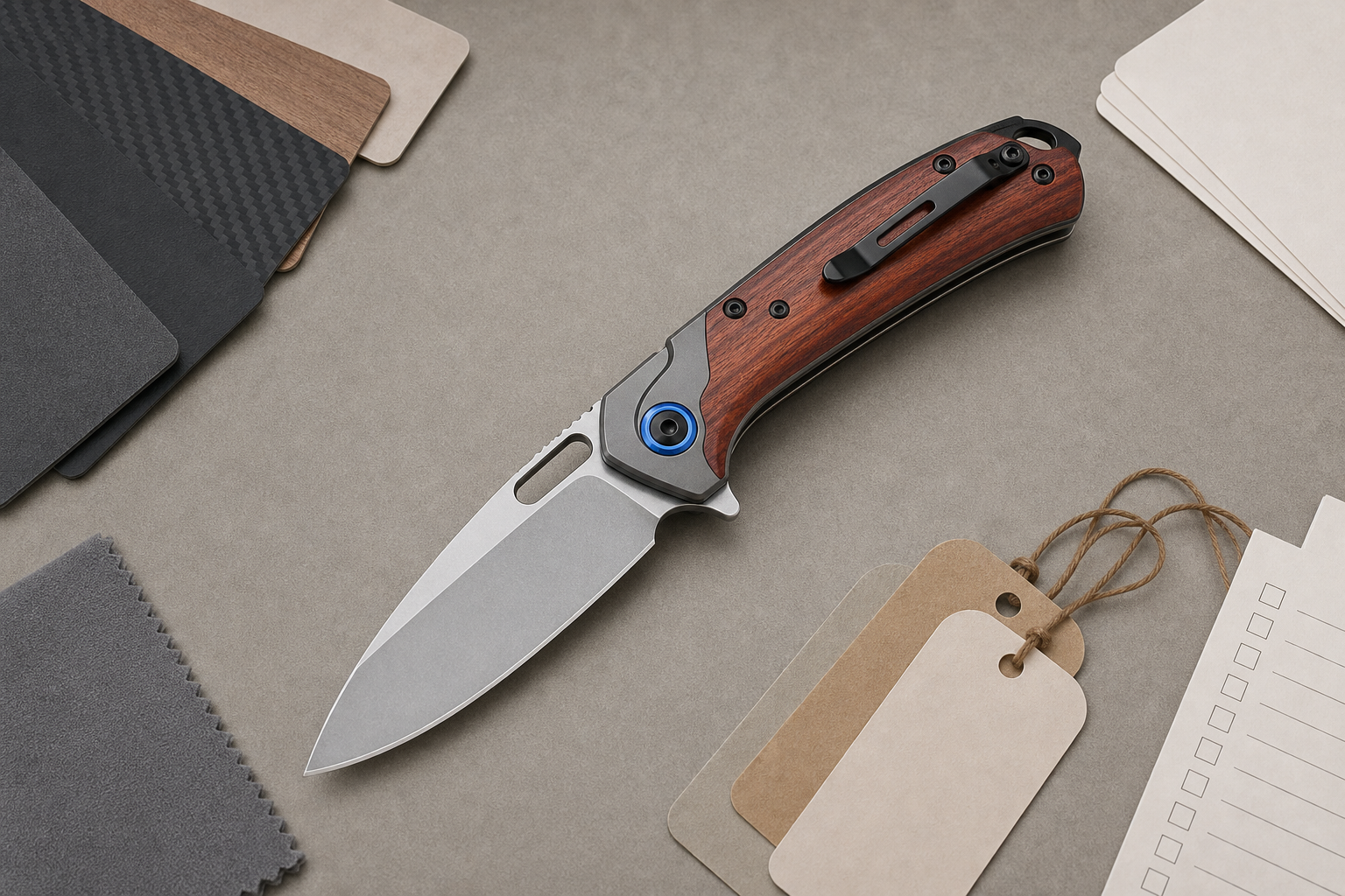 damascus knife RFQ and QC plan