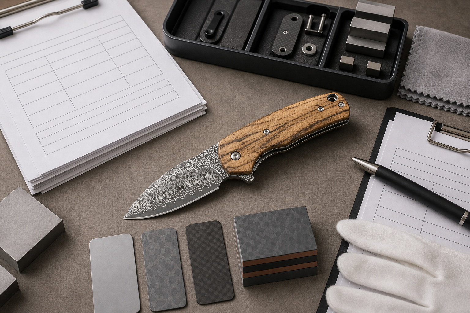 Damascus steel RFQ and QC plan