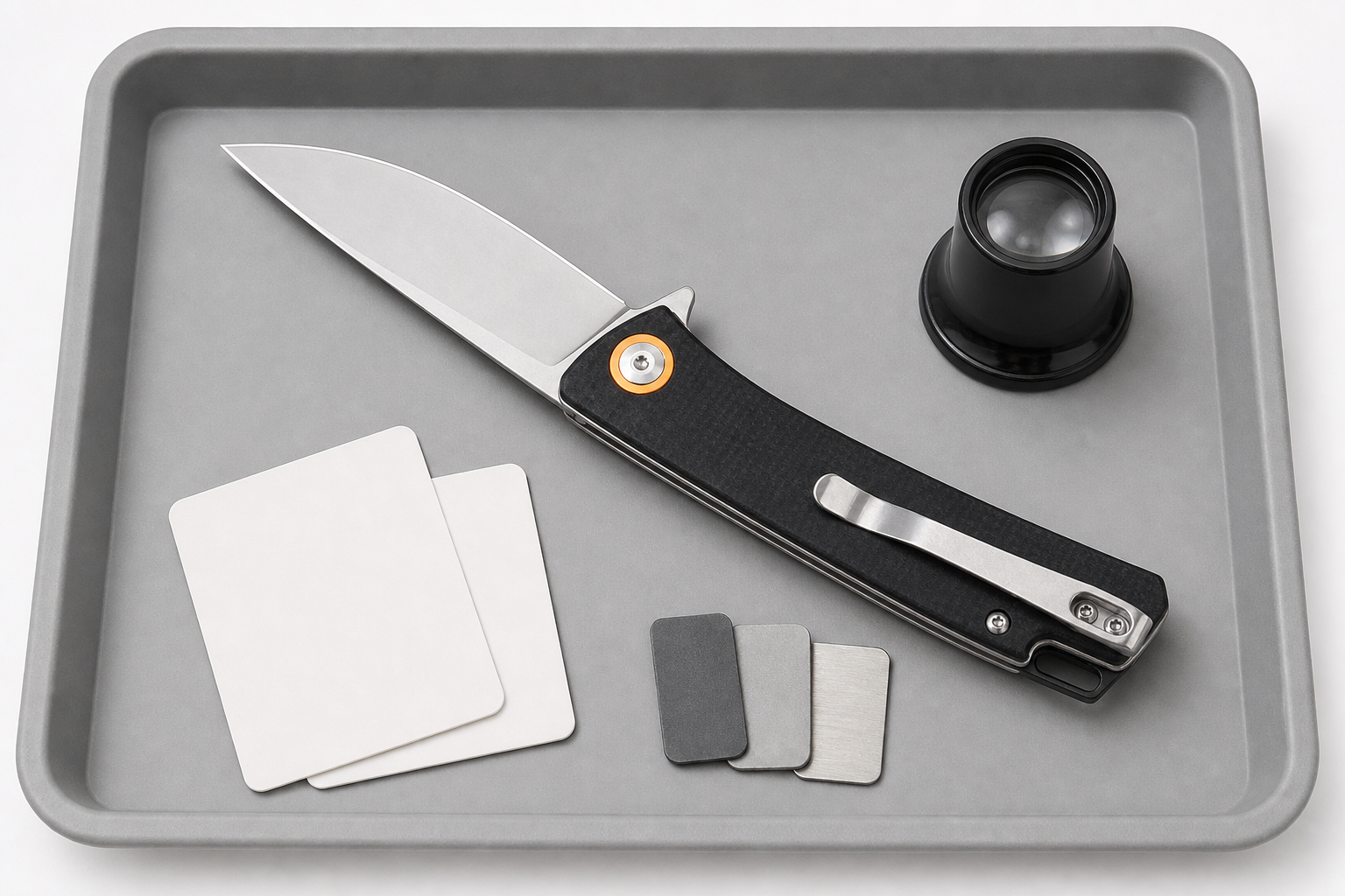 EDC folding knife quality inspection