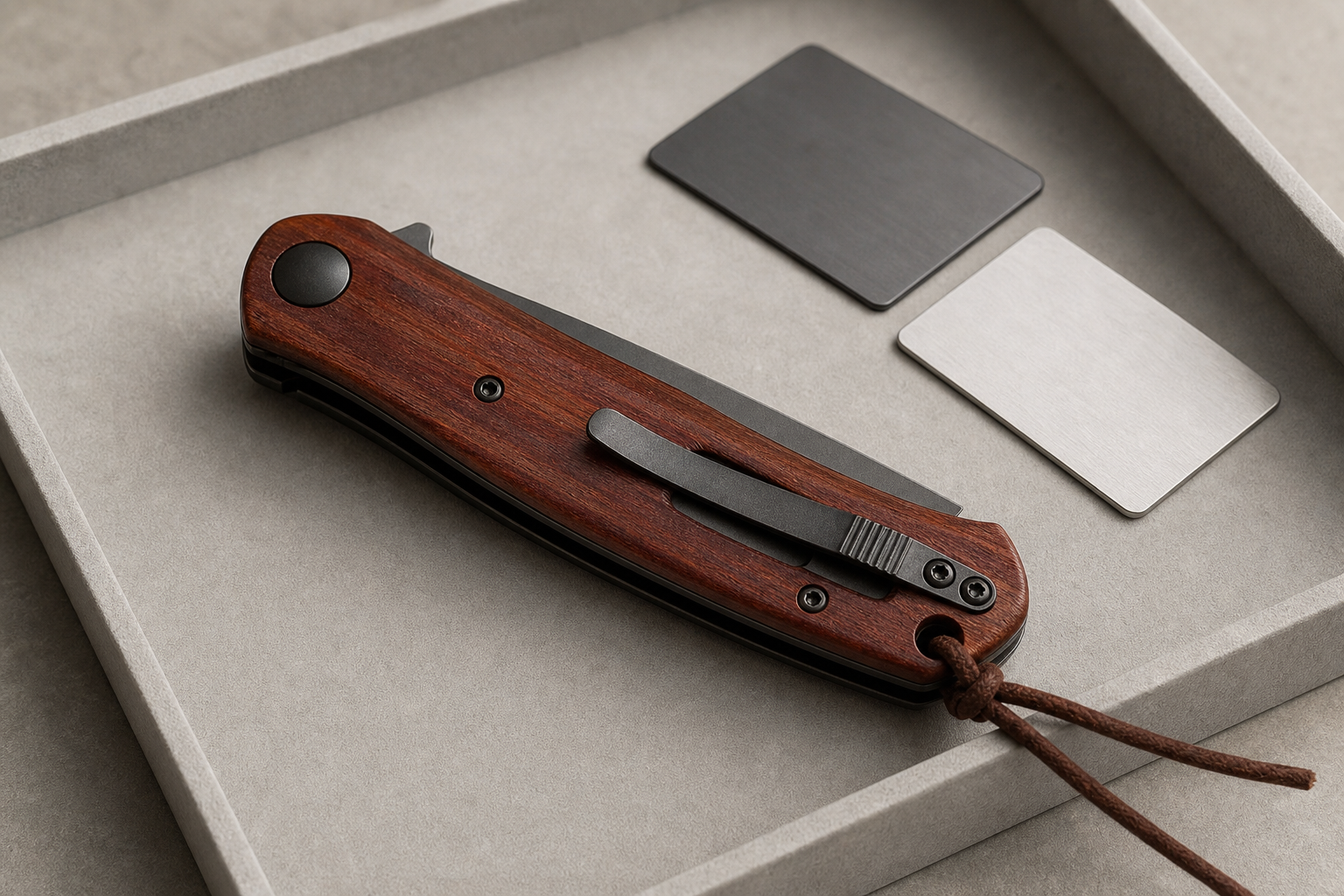 EDC folding knife handle material ergonomics