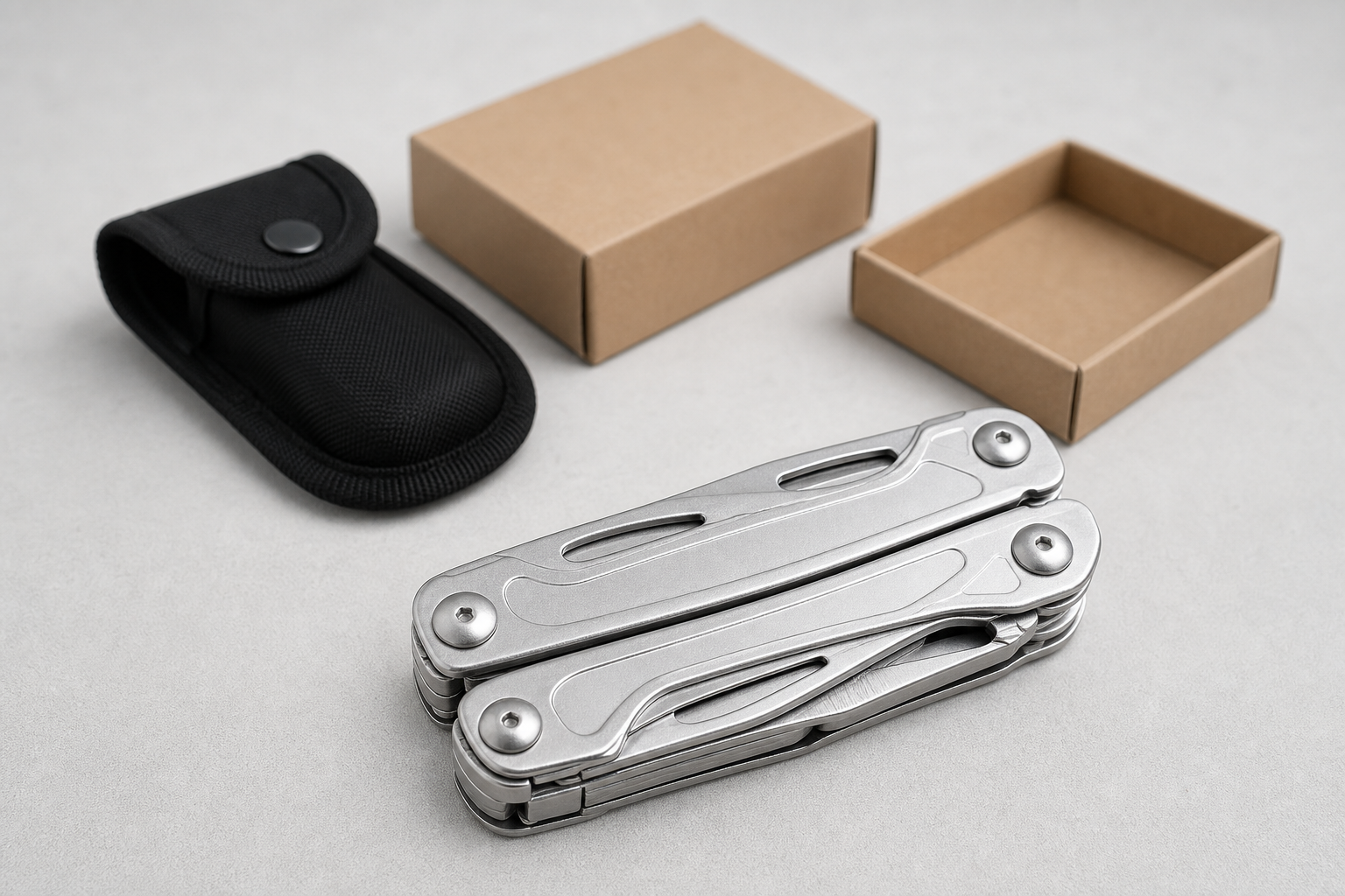 EDC multi-tool branding and packaging