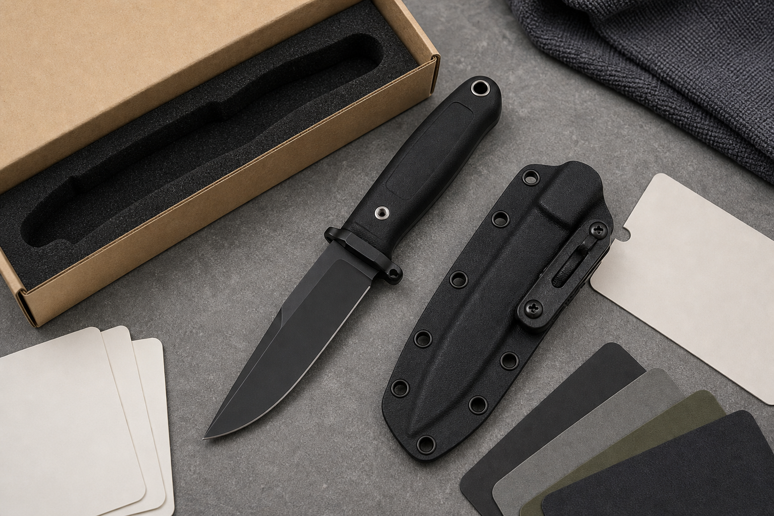 fillet knife sheath guard packaging
