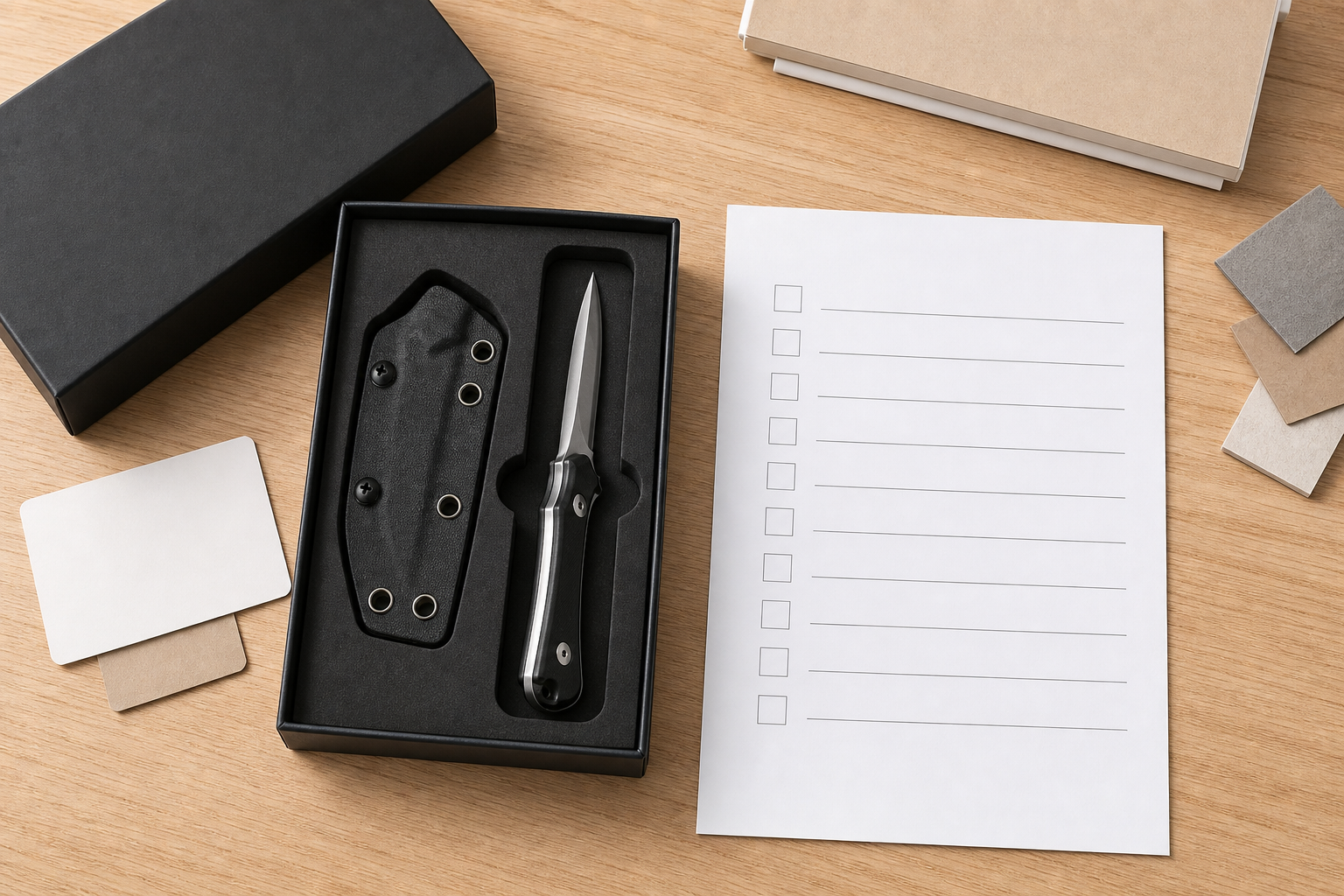 fixed blade maintenance RFQ checklist