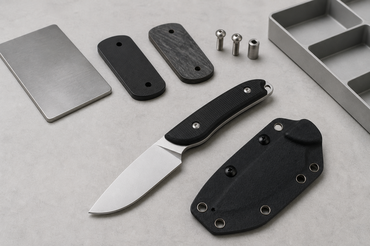 fixed blade manufacturing process flow
