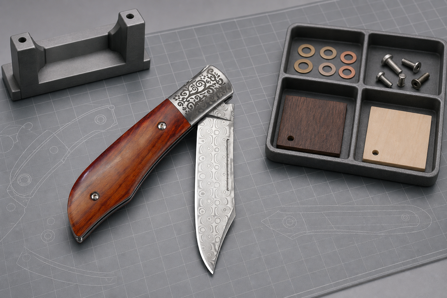 folding knife manufacturing process flow