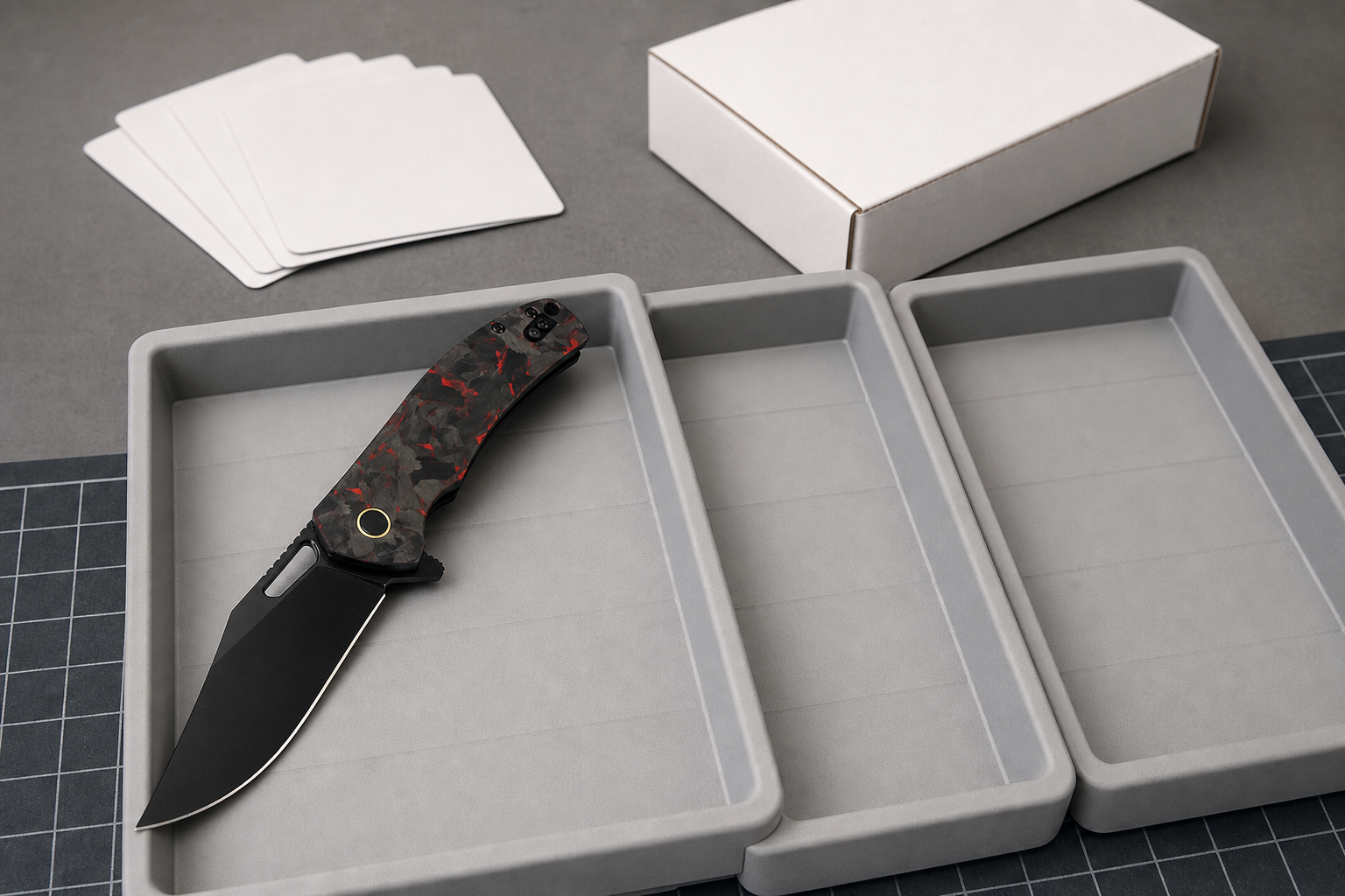 knife qc records sample to mass production