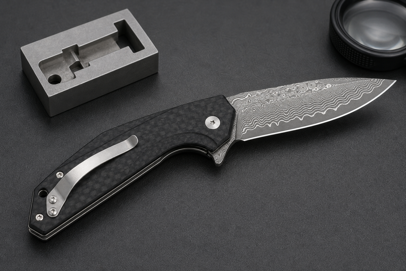 folding knife opening lock type selection
